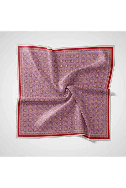 PİRAMİT Naturel Desenli Eşarp