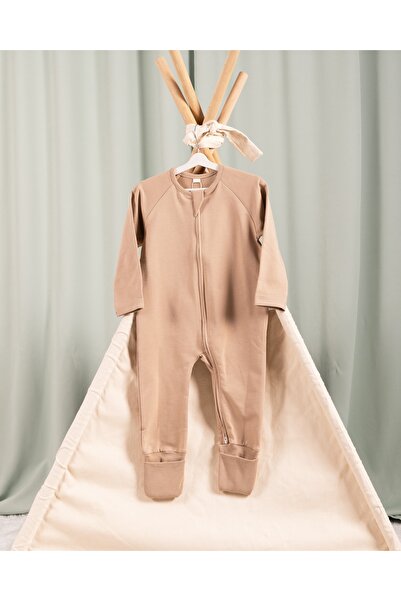 Zuppers 1 Tog Sleeping Bag with Children's Booties - Sand Beige