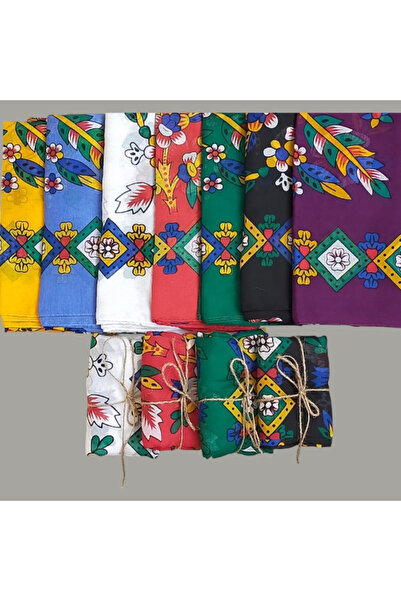 shop Yörüklü Çengelköy Authentic Writing Scarf Foulard with Tassels