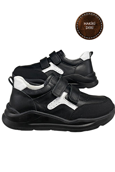 şenler bebe world kids Boys' Shoes Genuine Leather Orthopedic Sole