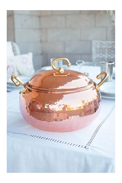 Bakır Concept Copper Pot Set Chubby Model