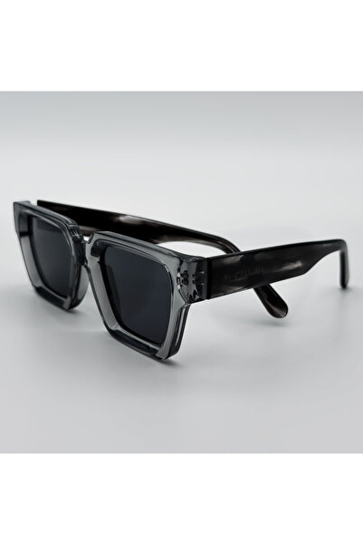 NOCTURNA FRAMES Block - Grey Oversized Sunglasses