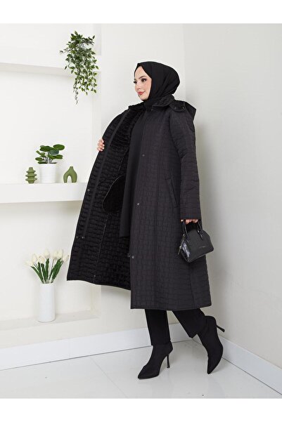 ELBİSHE Büyük Beden Kışlık Mont CK-1006