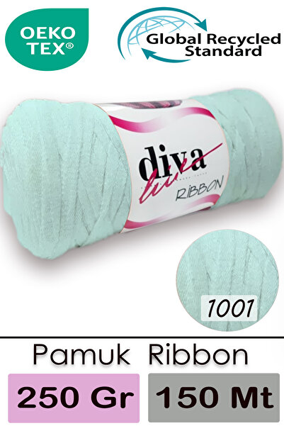Diva İplik Стрічка Diva 1001 Soft Mint