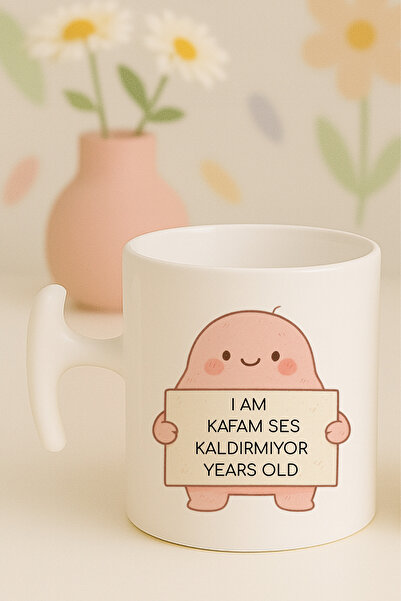 Witchy Co I Am Kafam Ses Kaldırmıyor Years Old Yazılı Komik Kupa Bardak, Hamm...