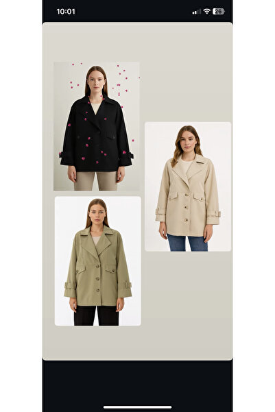 Aframia Kısa Trenç Coat