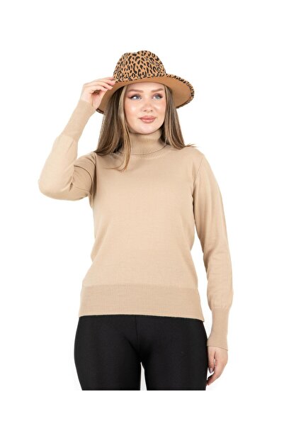 Sortie Turtleneck Basic Sweater Beige