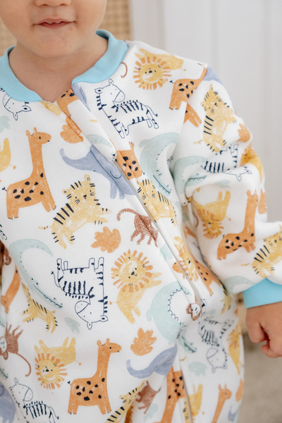 Lilabio Kız Erkek Çocuk 1.5-2 Tog Desenli Uyku Tulumu