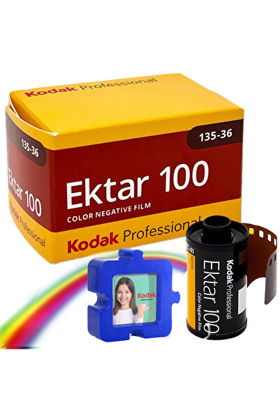 Kodak Ektar 100 Professional Analog Renkli Fotoğraf Filmi -Magnet çerçeve hediyelidir