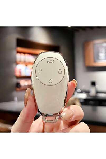 OEM Husa pentru cheie Leapmotor T03 S01 C11 4 butoane alb 2021 2022 2023 2024 2025