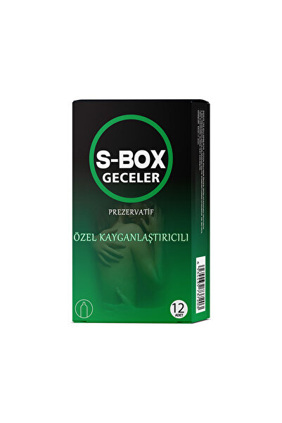 SBOX S-BOX Geceler - Özel Kayganlaştırıcılı Prezervatif