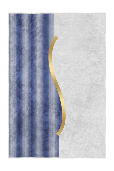 Homefesto Modern Dekoratif Yıkanabilir Kaymaz Taban Halı – İnce, Yumuşak Salo...