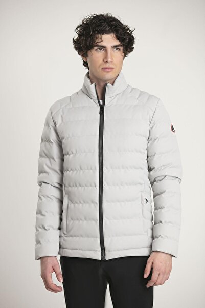 GMG FIRENZE Fermuarlı Slim Fit Şişme Erkek Mont