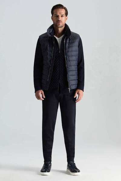 Hemington Lacivert Activewear Kaz Tüyü Şişme Yelek