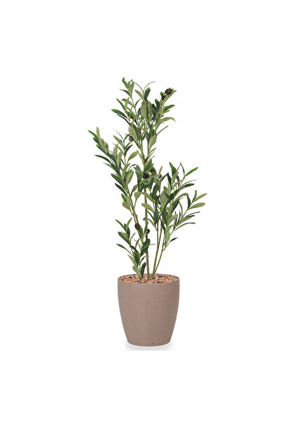 co arma Artificial olive tree with plastic stand, 85 cm high