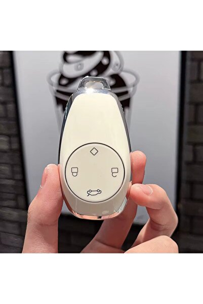 OEM Husa pentru cheie Leapmotor T03 S01 C11 4 butoane alb 2021 2022 2023 2024 2025