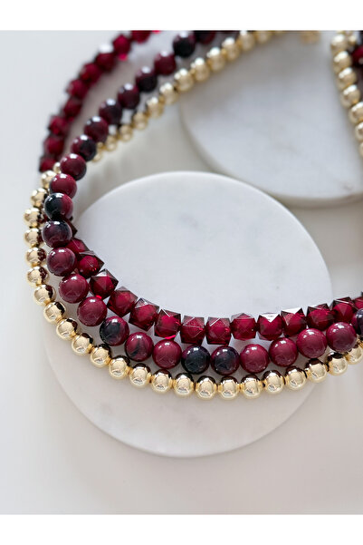 CHARMLUCKY BONCUK-TOPÇUK 3LÜ KOLYE