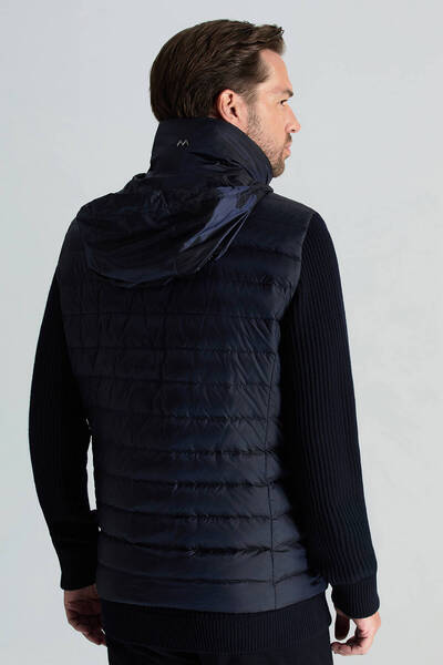 Hemington Lacivert Activewear Kaz Tüyü Şişme Yelek