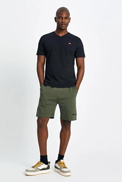 Ellesse Μαύρο Ανδρικό T-Shirt - Μοντέλο EM186