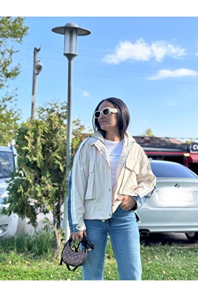 HAVİ OFFİCİAL Kot Detaylı Trençkot