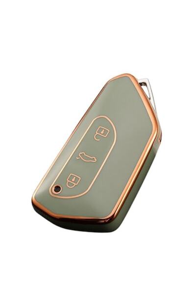 OEM Husă cheie verde VW Golf 8, Skoda Octavia A8 MK4 Mk8 2020-2021, Seat Leon Mk4, Cupra Formentor