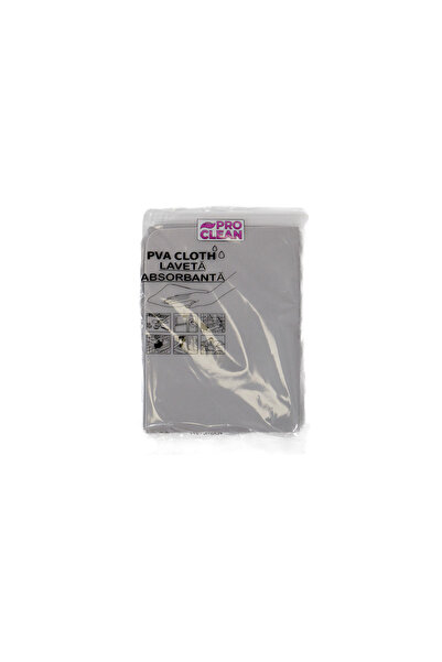 Pro Clean Official Laveta absorbanta PVA gri Pro Clean pentru curatare universala