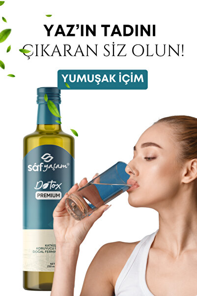 Safyaşam Premium Mix Kayısı,Sandaloz Sakızı,Kinoa Tohumu İçeren Premium Sirkesi Suyu 250ml