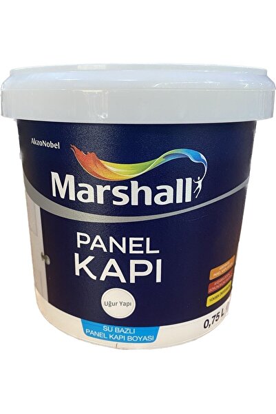 Marshall Su Bazlı Panel Kapı Boyası 0.75 Lt - Yeni Plastik Ambalaj - Martı