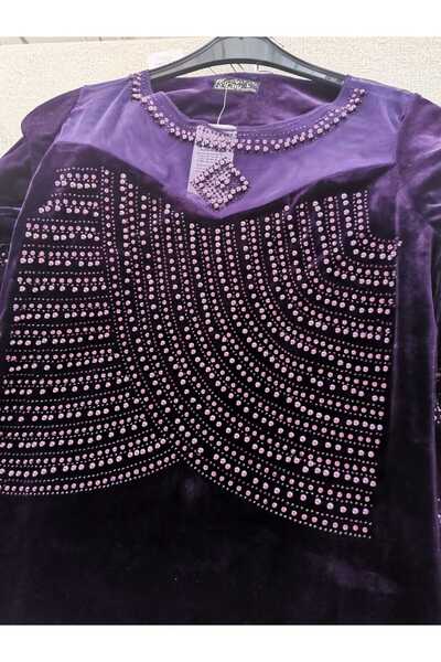 yavuzshop kadife elbise