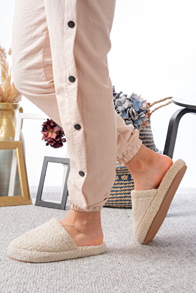 Slipcat Lamb Fabric Wool Silent Sole Γυναικείες Παντόφλες Παντόφλες εσωτερικού χώρου