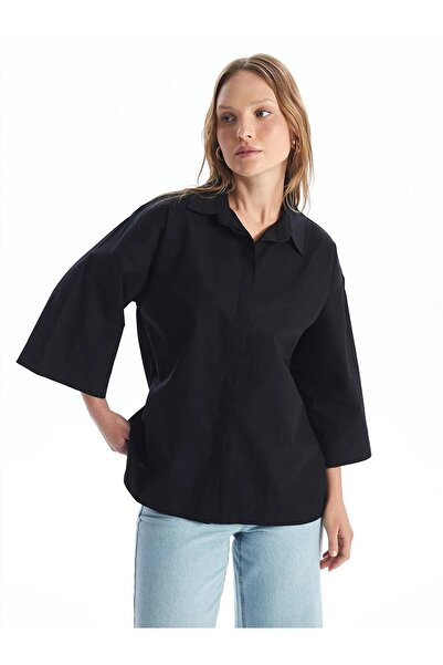 LC Waikiki LCW Düz Oversize Kadın Gömlek