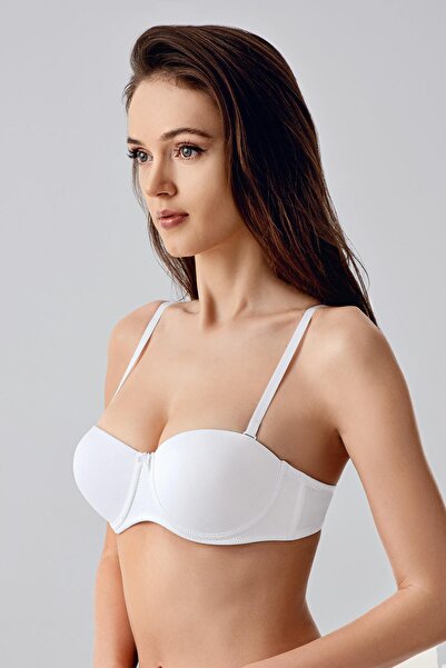 C&City Unassisted Strapless Bra C17050 White