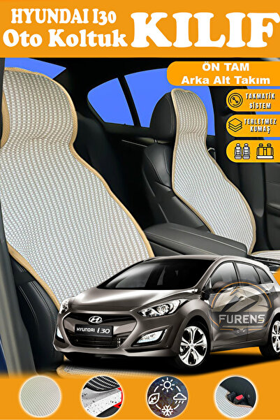 STS Oto Aksesuar غطاء مقعد سيارة من القماش المنسوج من سلسلة بريستيج باللون ال...