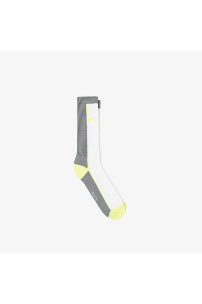 Lacoste Мъжки цветни чорапи с цветни блокове