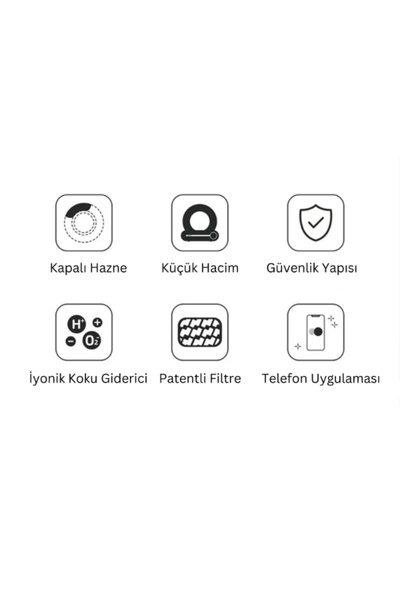 CansVera Wifi Bağlantılı Akıllı Otomatik Kedi Tuvaleti