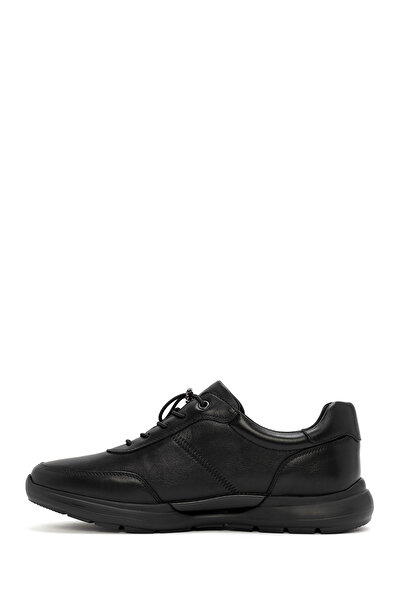Derimod Men's Black Lace-Up Leather Casual Sneaker 24Wfd692118