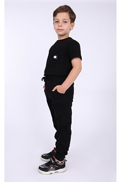 Genel Markalar Çocuk Beli Lastikli Kışlık Erkek Ve Kız Unisex Okulluk Pantolon