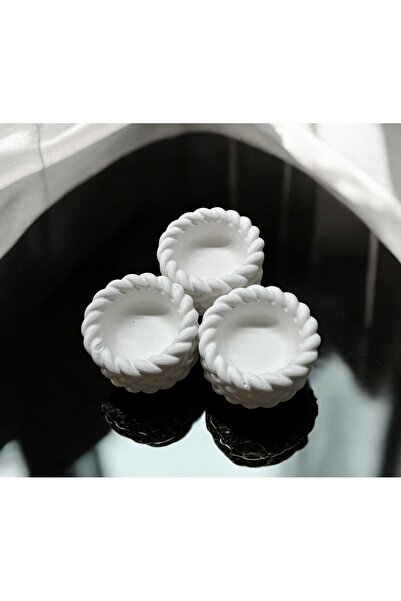 Tudi Home Halat Desenli Mini Kase & Mumluk (2adet)