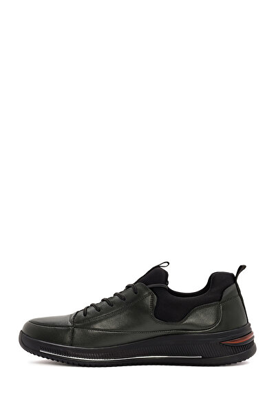 Derimod Erkek Yeşil Bağcıklı Deri Sneaker 24WFD691418