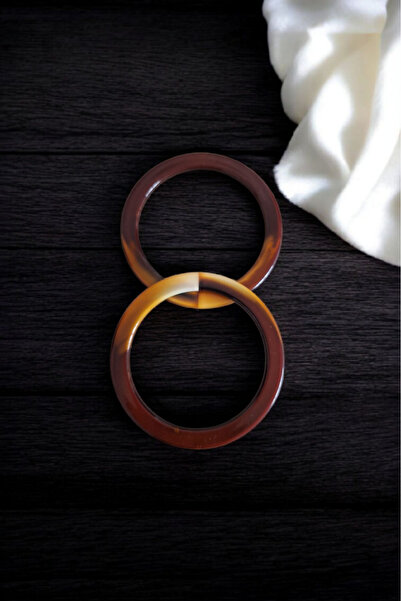 Nildenhobim Λαβή τσάντας για πλεκτές τσάντες - Διάμετρος: 12 εκ. (Κεχριμπάρι ...