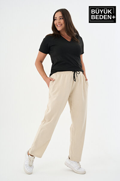 Superlife Γυναικείο Φούτερ Plus Size Slim SPR25BEAK52