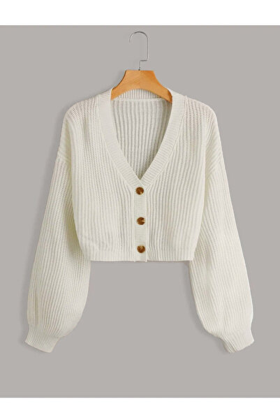 ATEMODAA سترة نسائية محبوكة بأزرار