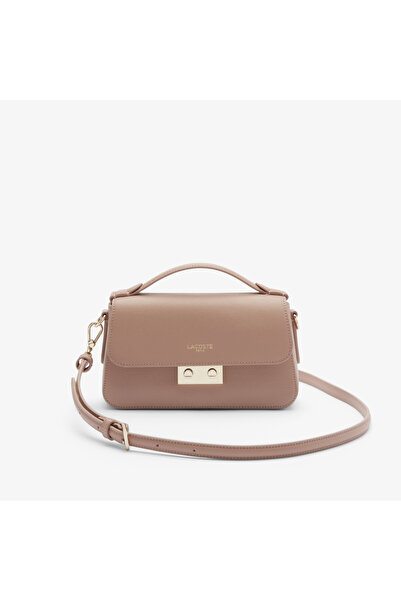 Lacoste Champs-Élysées Kadın Deri Açık Pembe Omuz Çantası