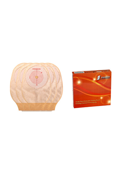 Steadlive Set 5 pungi colostomie/ileostomie 10-70 mm, cu evacuare, filtru, op...