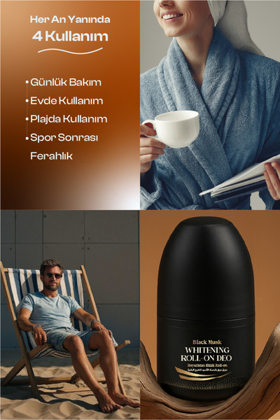 misk Roll-On Deodorant & Beyazlatıcı Natural İçerik | Unisex