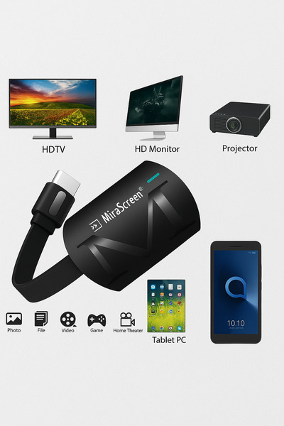 L'eDoren G4 Kablosuz HDMI Ses ve Görüntü Aktarıcı uyumlu