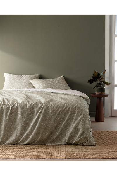 Madame Coco Bedrucktes Bettbezug-Set „Fiance“ in Kingsize