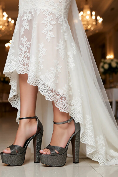 PayBuy Γυναικεία μόδα Κομψός καθρέφτης πλατίνας Full Stone Classic Corner Mol...