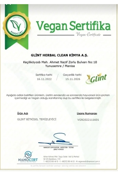 GLİNT ticaretjet çok amaçlı leke çıkarıcı - yağ çözücü 1 litre