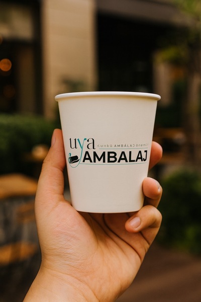 Artı Logolu Karton Bardak 7 OZ 3000 ADET